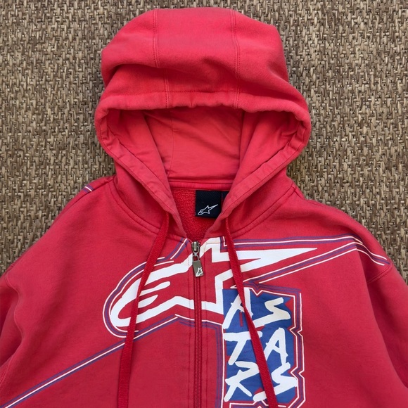 Vintage Alpinestars Full-zip Hoodie - Picture 2 of 15
